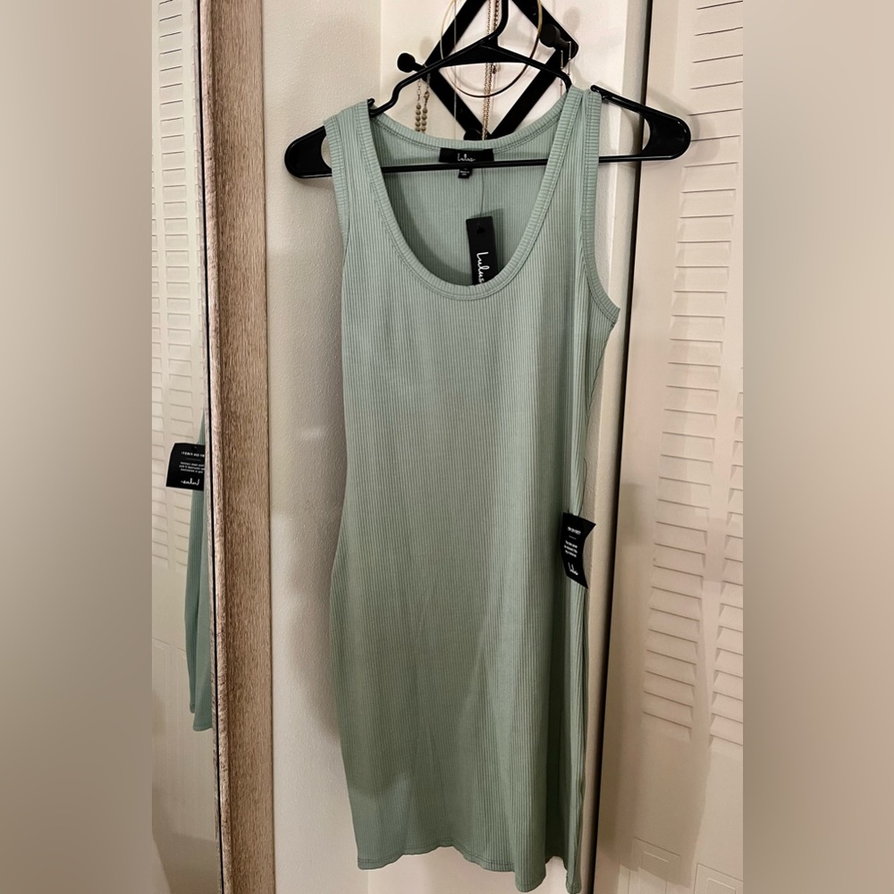 COPY - Olive colored mini bodycon dress